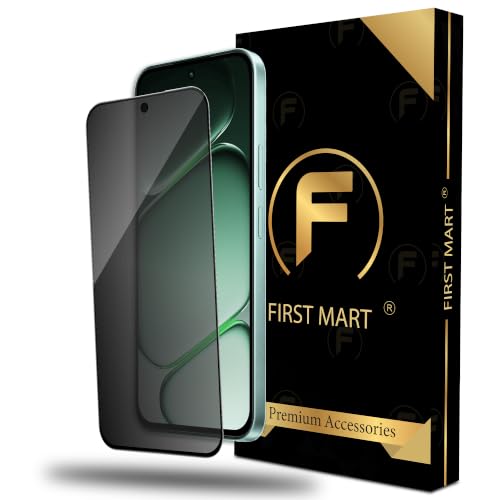 Image of FIRST MART Privacy Tempered Glass for OnePlus N6 | Anti-Spy Screen Protector, Edge-to-Edge 9H Scratch Protection, Case-Friendly, Bubble-Free | Pack of 1