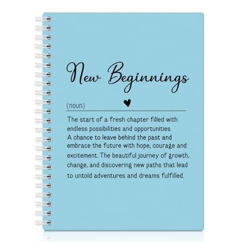 Carnet à spirale bleu pour organiser vos projets professionnels et études