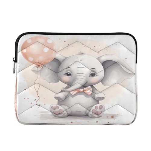 Funda para portátil 13-14 pulgadas con elefante miniatura 1