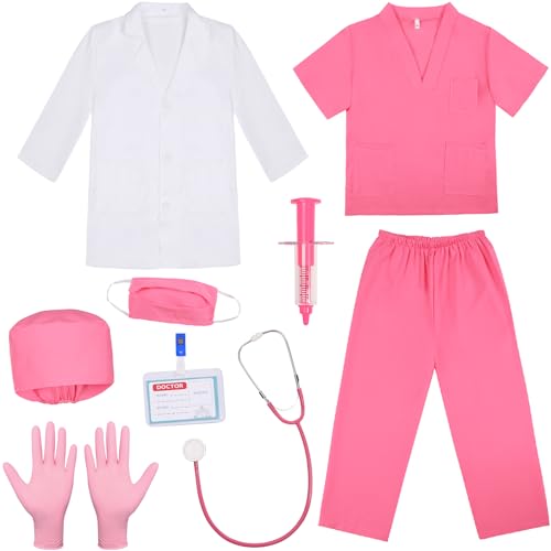Disfraz de doctor para niños con bata miniatura 2