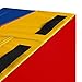 We Sell Mats Gymnastics Incline Mat, Folding and Non-Folding Cheese Wedge Skill Shape, Tumbling Mat for Gymnastics Training, Cheerleading and Obstacle Courses, Multi-Color, Large (72