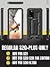 ArmadilloTek Vanguard Case Designed for Samsung Galaxy S20+Plus (2020 Release) Military Grade Full-Body Rugged with Built-in Kickstand - Black
