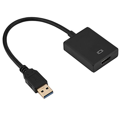 Cabo Adaptador Vedio, Conversor de Adaptador Externo USB 3.0 para Vedio para PC/Laptop/HDTV, Cabo de