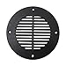 JSP Manufacturing Floor Drain and Vent Cover - Black, 4