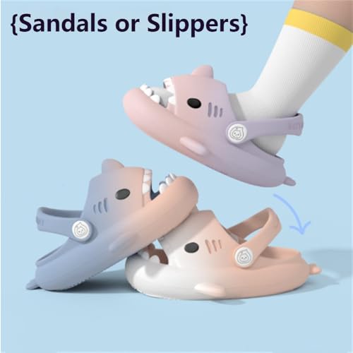 Generic Kids Shark Slides, Cloud Shark Slides for Children, Shark Slides for Boys Girls, Soft, Non-Slip2