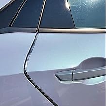 TRUE LINE Automotive Black Carbon Fiber Door Edge Guard Molding Trim Kit