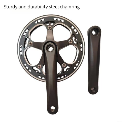 Accarugty Pédalier Vélo Alliage Aluminium 52T Carré 9V – vue 4