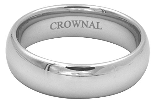 CROWNAL NA 6 mm anneau ultra résistant aux rayures avec finition brossée