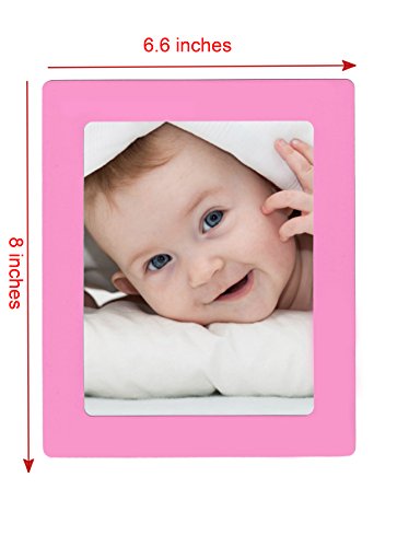 Lubber 6-Pack Magnetic Picture Frames For Refrigerator 5X7 Inch Colorful Photo Note Holder #TOP4