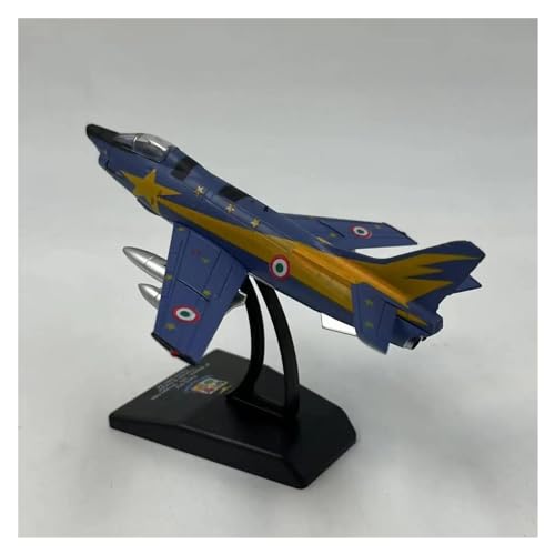 Modelo de avión de combate G-91Y escala 1:100 estable con base para evitar caídas 6