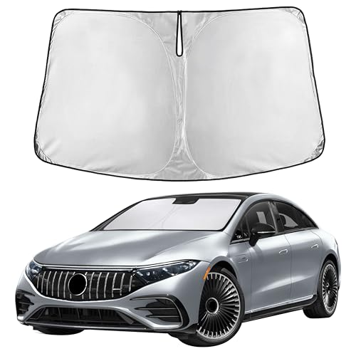 Image of Econour Windshield Sun Shade Compatible for Toyota Camry 2012-2015 2016 2017, LE, SE, SE Nightshade, XLE, XSE, TRD, Sun Visor for Front Windshield Sun Shade, UV Blocker & Protector, Car Accessories