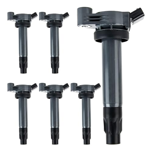 Image of PHILTOP UF506 Ignition Coil Pack, Compatible with 2004-2006 Sienna RX330 ES330 Camry, 2004-2008 Highlander Solara, 2006-2008 RX400h V6 3.3L | Toyota Sienna 2004-2006, Highlander 2004-2008 3.3L, Solara 2004-2008 3.3L, Camry 2004-2006 3.3L, Lexus RX330 2004-2006, ES330