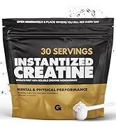 Instantized Creatine Monohydrate Gains in Bulk, Worlds First 100% Soluble Creatine for Strength, ...