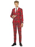 OppoSuits Lustige Weihnachten Anzüge für Jungen 10 - 16 Jahre alt - Kommt mit Jacke, Hose und Krawatte