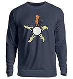 Generisch Golf Evolution Retro Sweatshirt | Golfer Golfball Entwicklung Unisex Pullover