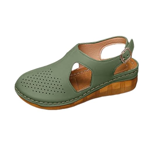 Women's sandals with closed toe sandales compensées femme confort pour l'été