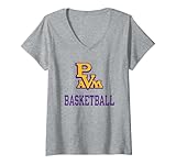 Womens Prairie View Panthers Basketball Icon Officially Licensed V-Neck T-Shirt