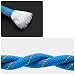NorthPada Marine Schwimmendes Seil zum Bootfahren, Angeln, Rafting, Camping, Wandern, Jagd, Anker, Festmacher, Docklinien, Kajak, Kanu, Rettung reflektierender 10 mm x 10 Meter Blau