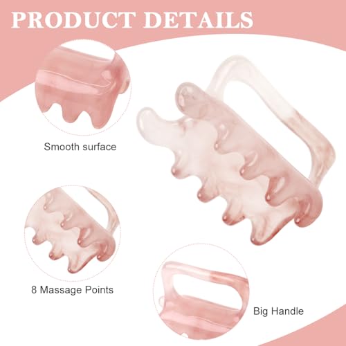 Image of HANNEA Resin Back Massager, Spine Myofascial Release Tool | Targeted Back and Spine Massage, Supports Myofascial Release and Muscle Relaxation, Resin Body, Handheld Design