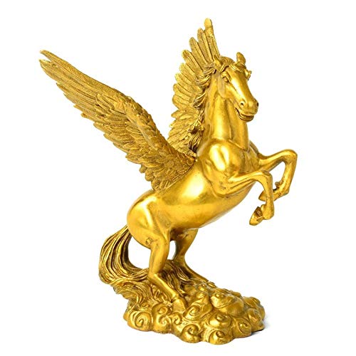 Statue animale en cuivre pur ZXQUEGF, le cadeau de succès idéal pour un bureau de prestige