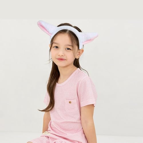 dinghaole Haarreifen mit Tiermotiven, Schafsohren auf Stirnband, Schafsohren für Kostümpartys und Veranstaltungen, 2 Stück