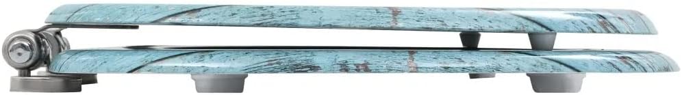 Toilet Seat With Soft-Close Lid MDF Reclaimed Wood Design