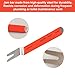 Jam-Bar Toilet Bolt Lock Wrench for Fluidmaster,Dual V-Teeth Plumbing Tools, 7110M-010-P8 Stops Bolt Rotation Wrench 1-Pack
