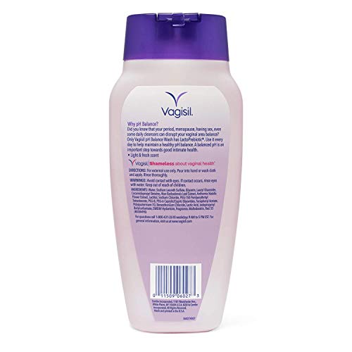 Vagisil Feminine Wash pH Balanced, Light & Fresh 12 oz (Pack of 2) Best