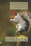 SQUIRREL FROM HELL: Gag Gift Notebook For Squirrel Haters And Professional Pest Exterminators With Devil Squirrel