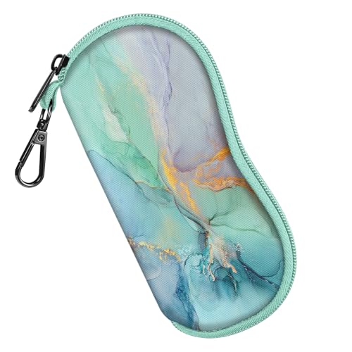 Image of FINTIE Glasses Case with Carabiner, Ultralight Neoprene Sunglasses Pouch