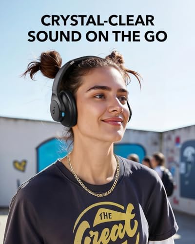 Soundcore Q11i Kablosuz Kulak Üstü Bluetooth Kulaklık, Derin Bas, 60H Çalma Süresi, Yüksek Çözünürlüklü Ses, Çıkarılabilir Kulak Yastıkları, Çok Noktalı Bağlantı - Görsel 2