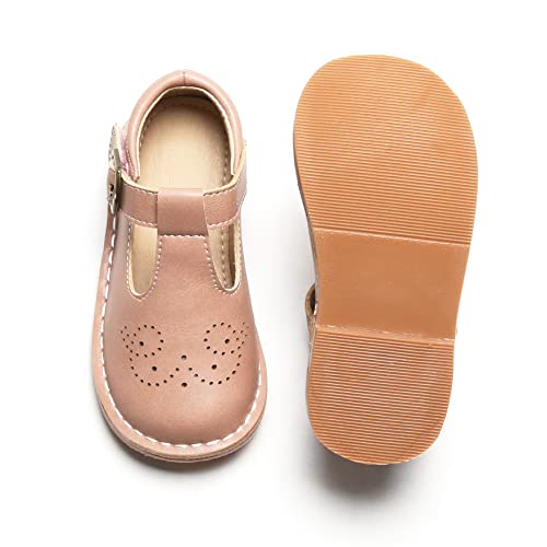 Flaryzone Toddler/Little Girl School T-Strap Oxford Mary Jane Flats Dress Shoes (Toddler-Size 10) #TOP3