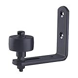 Hetai Heavy Stay Roller Adjustable Bottom Guide Roller Wall Mounted Guides for Large Sliding Barn Door Sliding Doors Roller Hardware Roller