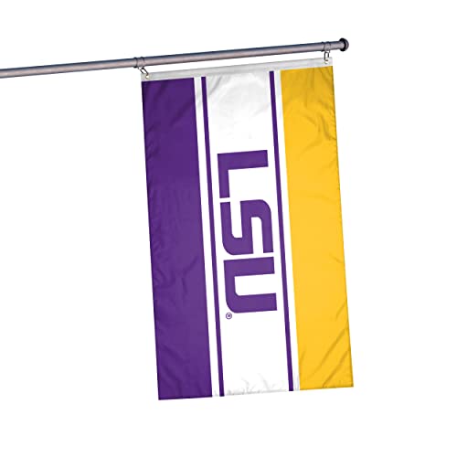 Drapeau LSU Tigers double face lisible des deux côtés pour mât extérieur NCAA - 2
