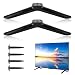TV Stand Legs, Universal TV Legs Replacement with Non-Slip TV Feet, Table Top TV Stand Base Compatible with LG Samsung Sharp TVs Most 24-55 inch, Easy to Install and Securely Supports Your TV