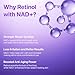 numbuzin No.9 NAD+ Retinol Eye Cream, Depuffing & Firming Eye Serum for Dark Circles, Wrinkles & Fine Lines, Peptides & Niacinamide for Glow & Undereye Radiance, Stocking Stuffers 0.33 fl oz