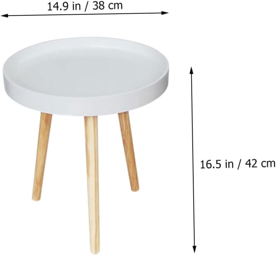 BESTOYARD Nordic Side Table for Sofa Minimalist Bedside Storage Rack Corner Table for Living Room and Bedroom Smooth Design