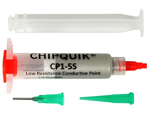 Image of Chip Quik CP1-5S Conductive Paint 5g /5cc Syringe - Low Resistance (5g /5cc Syringe)