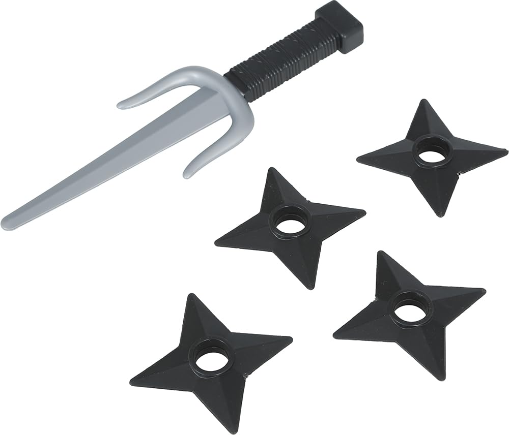 Image secondaire de Set Ninja 5 Pièces avec Dague - Accessoire Costume Guerrier Japonais