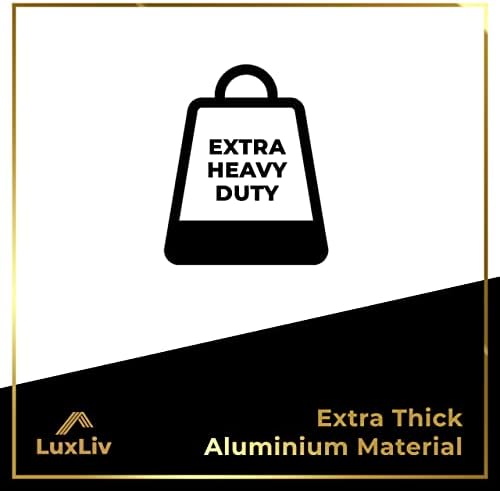 20 x LuxLiv ® Large Food Aluminium tin Foil Trays Containers with Lids. Great for Meal Prep Baking Roasting Food Storage Takeaway Disposable Silver Serving (20 Pack) - 9 x 9 Inch Square