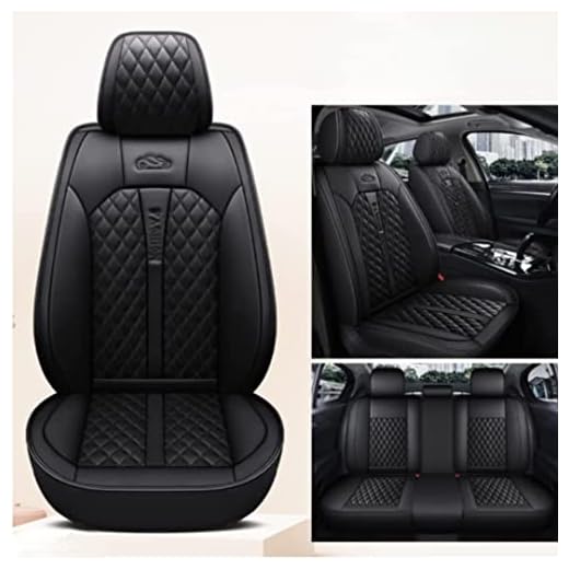 QIOZO Bilsätesöverdrag är lämpliga för Volkswagen Passat B6 Golf 4 Golf 5 Passat B5 Golf 7 Tiguan Polo Golf Mk4 Passat B8 VW Golf 5 VW Golf 6 biltillbehör/svart