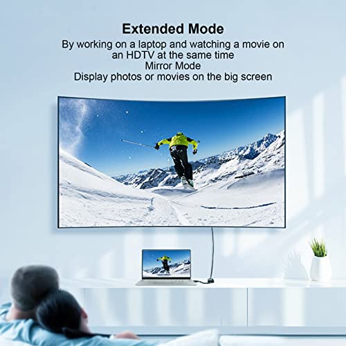 Vbestlife Cabo adaptador DP para VGA, 1,8 m macho para macho HD 1080p banhado a ouro DisplayPort par