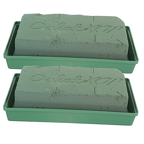 BEBEMOKO DIY Flower Arrangement Supplies Tombstone Flower Saddle Headstone Floral Base Mud