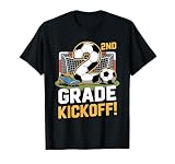 2nd Grade Soccer Kickoff Back to School Kids Second Day Boys T-Shirt