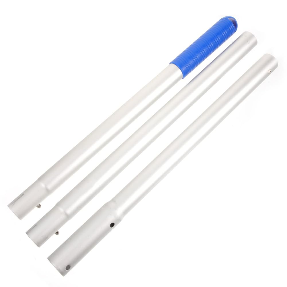 CTRLZS Fish Basket Pole Swimming Pool Fishing Rod Metal Pool Brush Skimmer for Pool Swimming Pool Skimmer Pool Cleaner Pole B