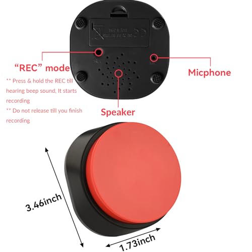 GreatStyler Dog Communication Buttons Colors and Size