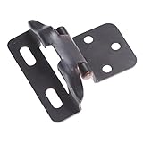 Hickory Hardware P60010F-VB Self-Closing Collection Hinge Semi-Concealed Vintage Bronze Finish (2 Pa