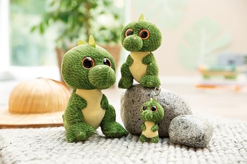 NICI GLUBSCHIS Dino Tyrannosaurus Rex Xert 15 cm – Kuscheltier aus weichem Plüsch, niedliches Plüschtier zum Kuscheln und Spielen, für Kinder & Erwachsene, 48922, tolle Geschenkidee, grün