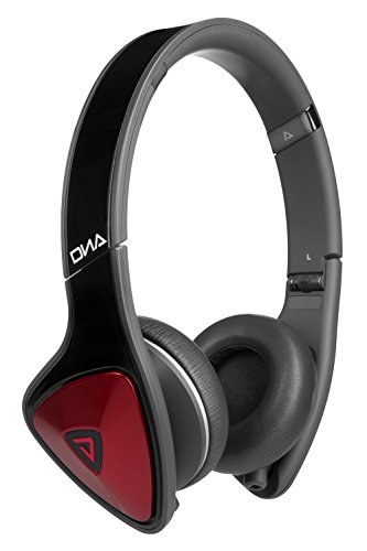 Monster DNA On-Ear Headphones, Black/Red