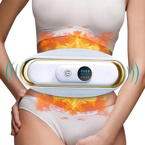KTMAC Fat Burning Waist Belt, Abdominal Massage Hot Belt, Slimming Massage Belt, Belly Fat Burner Portable Machine for Women Men